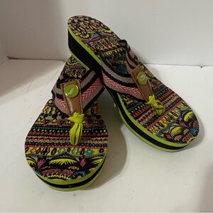 Colorful Patterned Women's Sandals